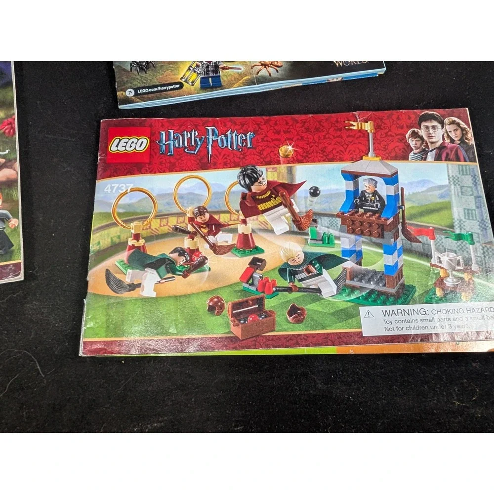 Lego Harry Potter Instruction Manual Lot 4738 4737 75950 Hagrid‎ Hut Quidditch